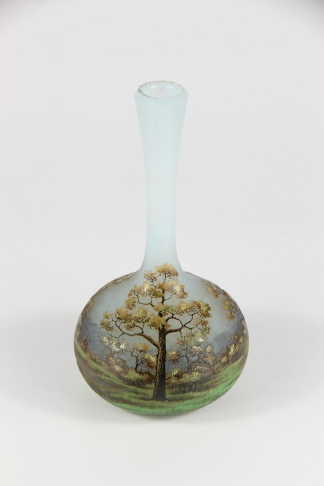 ドーム兄弟　風景の花瓶 オリジナル・アールヌーボー様式のガラス
