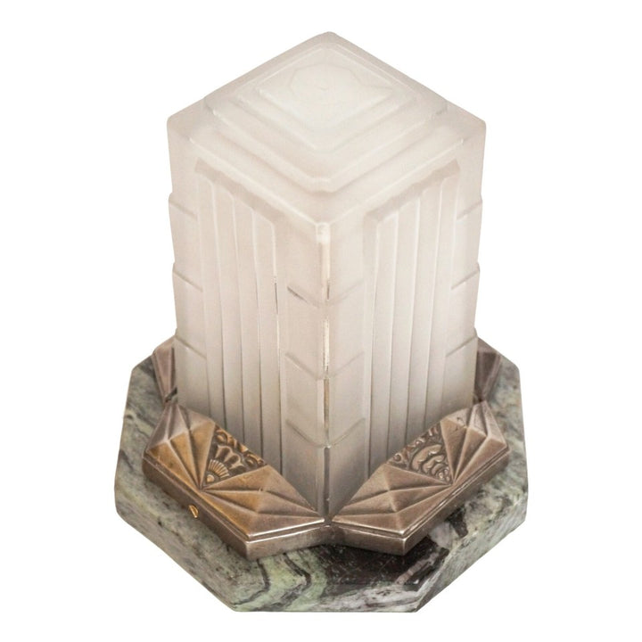 アールデコテーブルランプ "サビノ タワー型一品テーブルライト