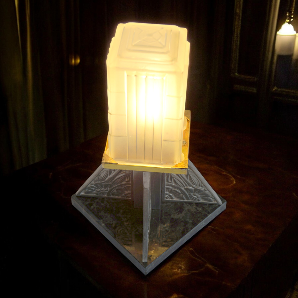 サビノ フレンチアールデコ テーブルランプ "Popincourt" 1930 テーブルライト