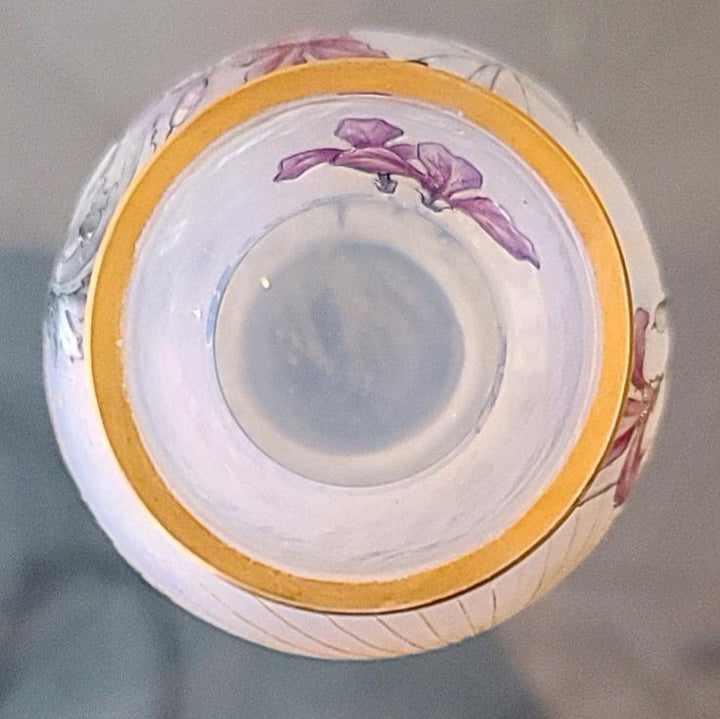 ドーム兄弟（ドームナンシー）雄鶏が描かれたコロン型花瓶