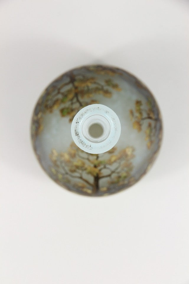 ドーム兄弟　風景の花瓶 オリジナル・アールヌーボー様式のガラス