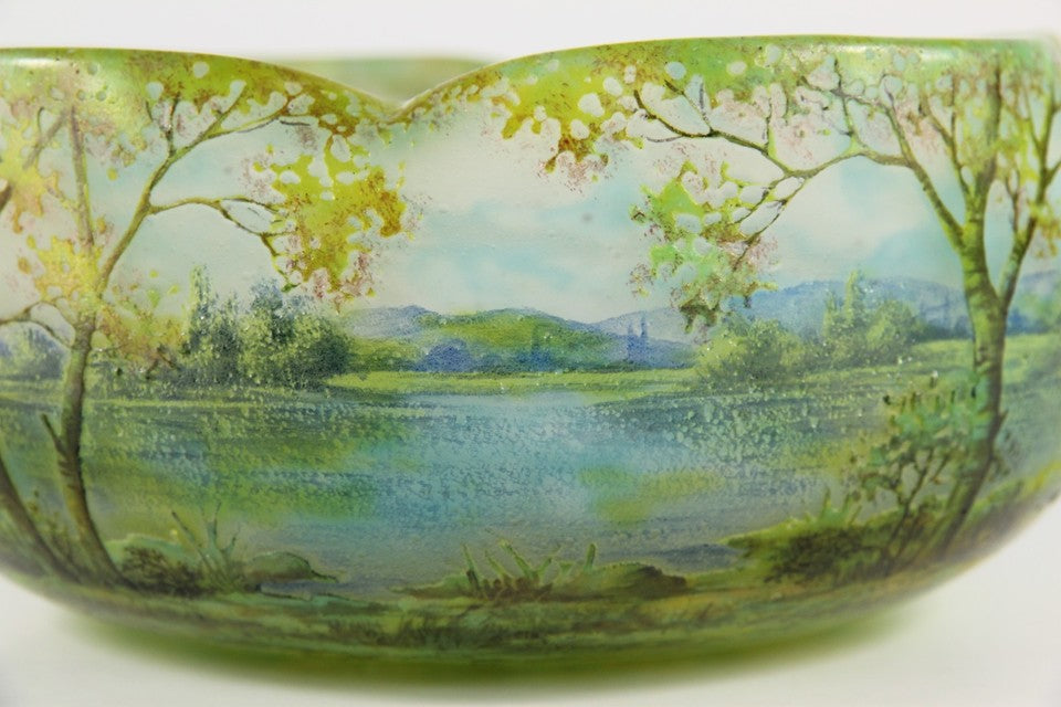 ドーム兄弟　風景の花瓶 オリジナル・アールヌーボー様式