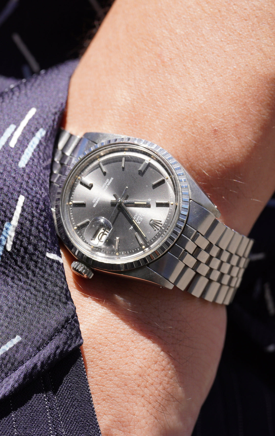 ROLEX ロレックス デイトジャスト Ref.1603 グレーダイヤル ゴースト