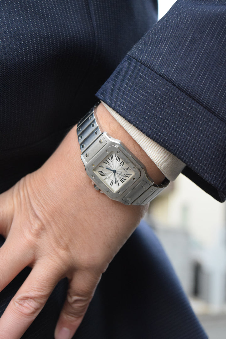 Cartier カルティエ 2319 サントスガルベLM コマ カルティエ サントスガルべLMサイズ 自動巻 オールステンレス