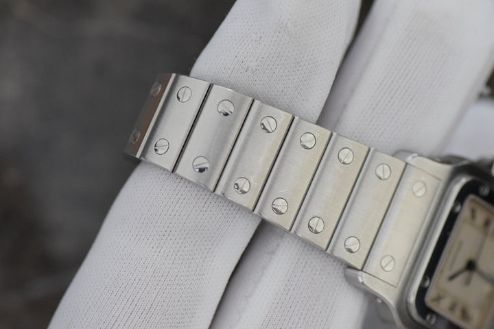 CARTIER カルティエ サントスガルべ LMサイズ ステンレスモデル Ref.1564 クォーツ