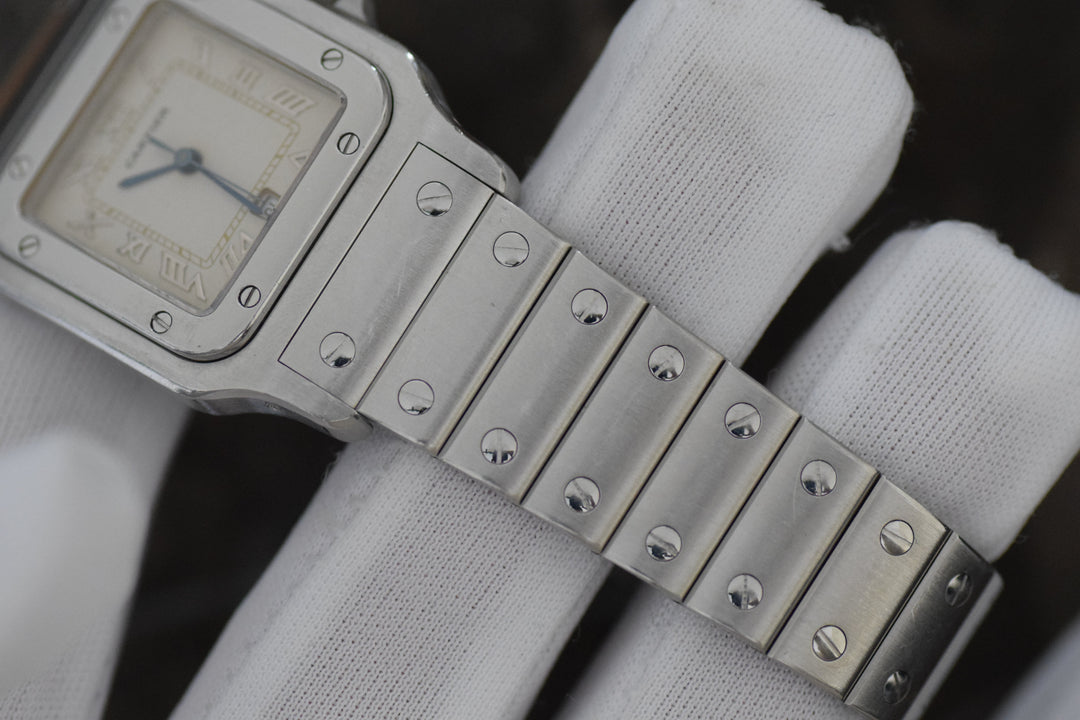 CARTIER カルティエ サントスガルべ LMサイズ ステンレスモデル Ref.1564 クォーツ
