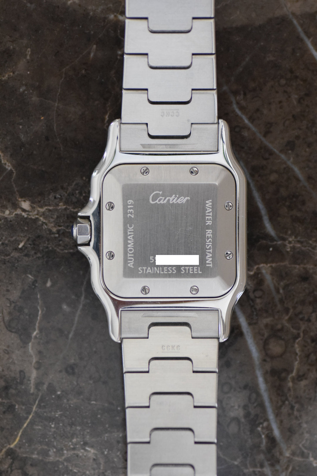 カルティエ　サントスガルべLMサイズ　自動巻 オールステンレス  Ref：2319