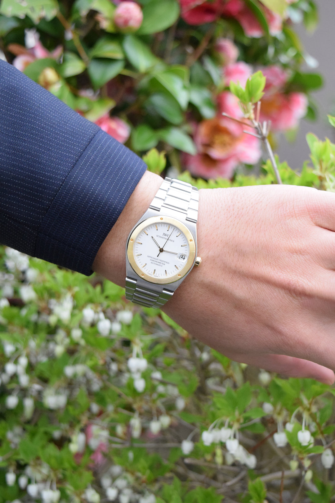 IWC インヂュニア（インジュニア）SL　Ref.3521-004 ホワイトダイヤル ジャガールクルト社製ムーブメント搭載モデル