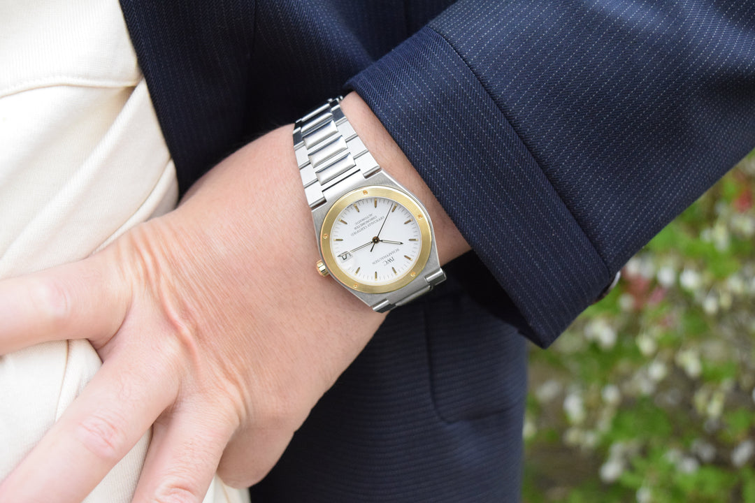 IWC インヂュニア（インジュニア）SL　Ref.3521-004 ホワイトダイヤル ジャガールクルト社製ムーブメント搭載モデル