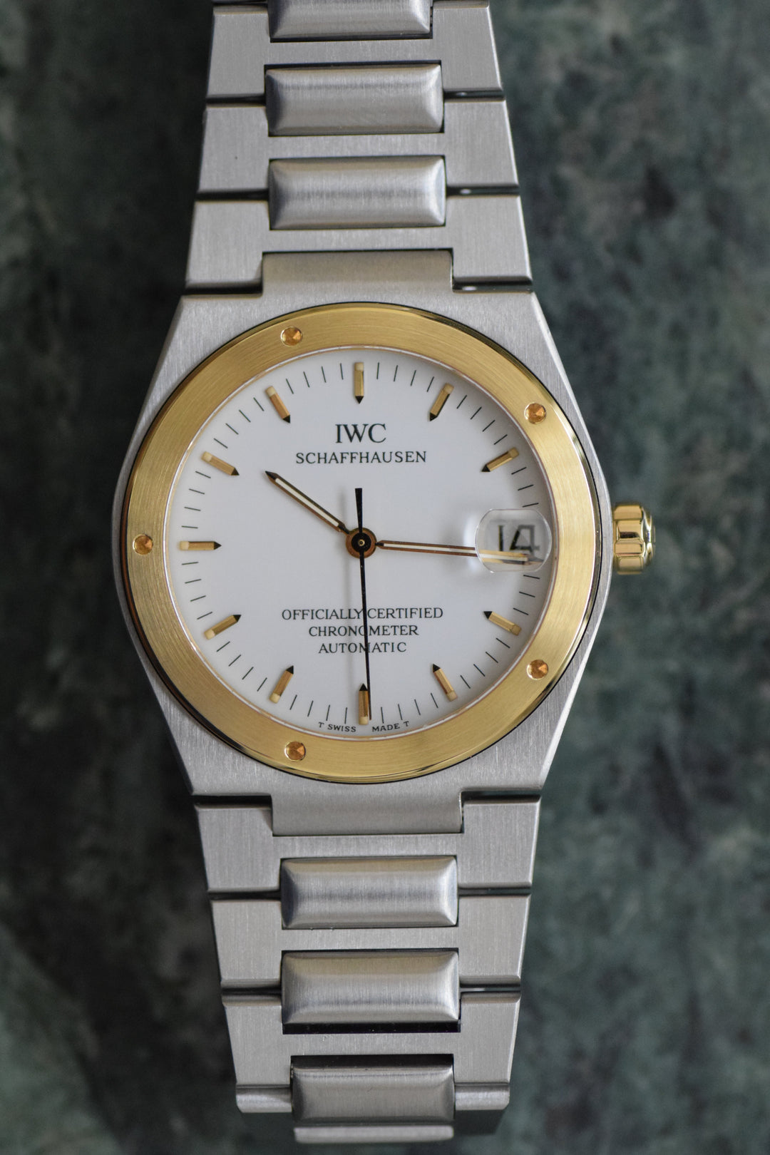 IWC インヂュニア（インジュニア）SL　Ref.3521-004 ホワイトダイヤル ジャガールクルト社製ムーブメント搭載モデル