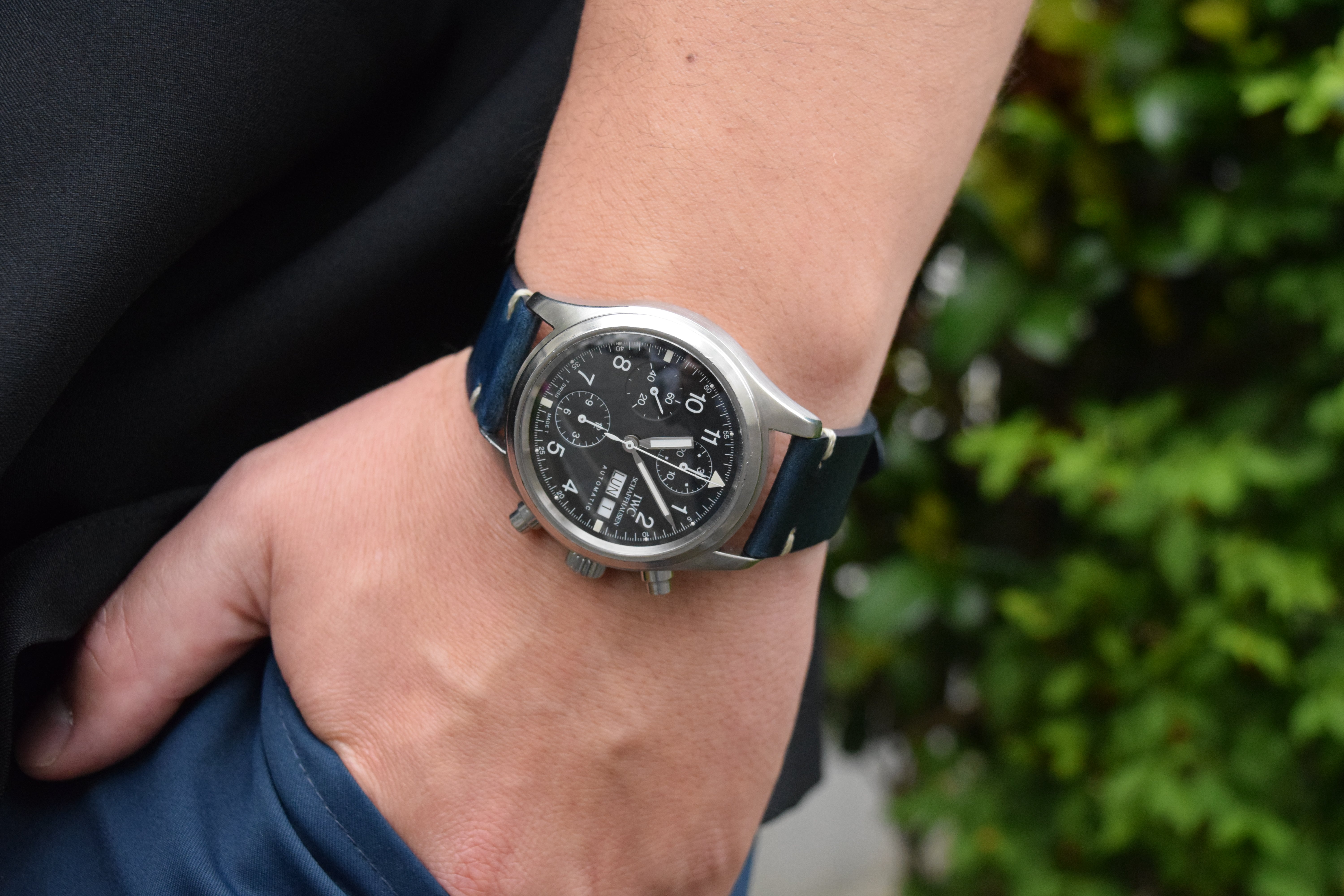 IWC メカニカル フリーガークロノグラフ Ref.3706 Cal.7922 自動巻