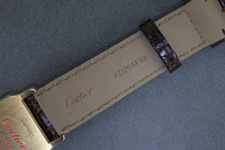 カルティエ ヴィンテージ サントスデュモン LMサイズ WG x YGモデル 手巻き Ref.78225