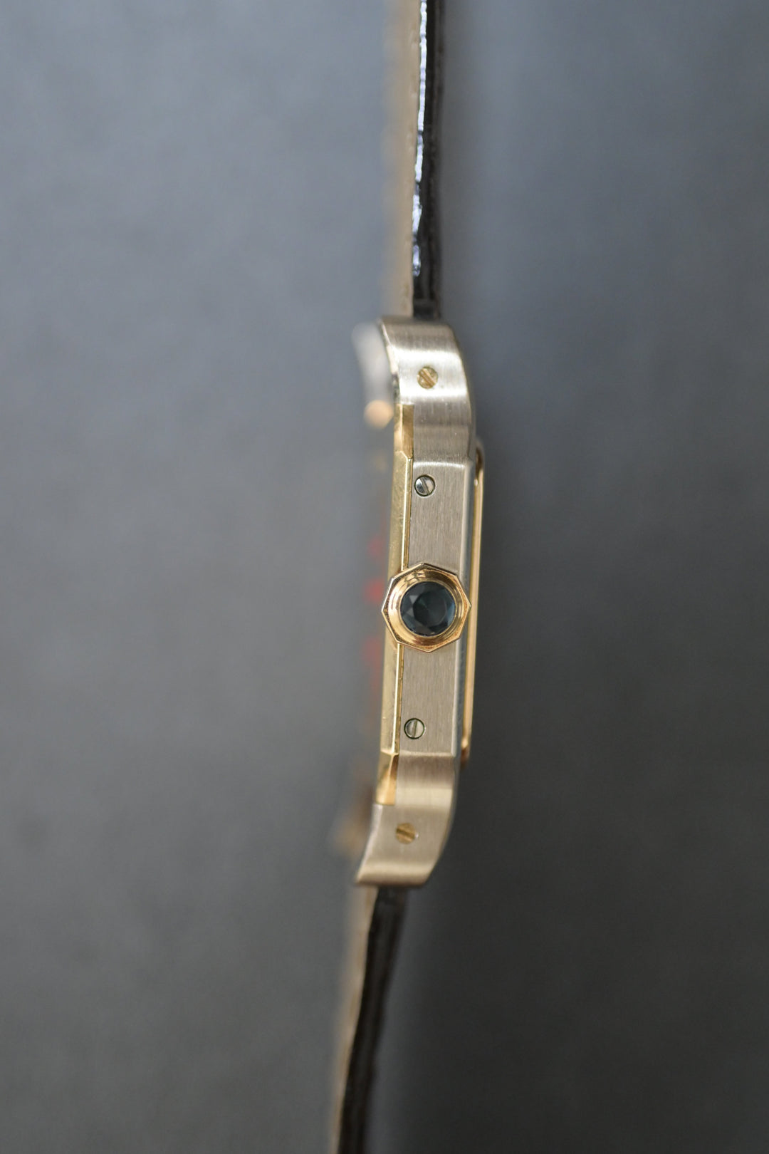 カルティエ ヴィンテージ サントスデュモン LMサイズ WG x YGモデル 手巻き Ref.78225