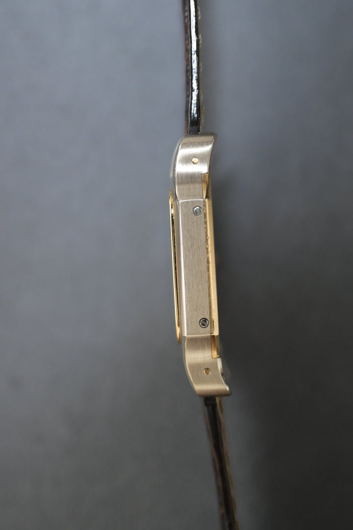 カルティエ ヴィンテージ サントスデュモン LMサイズ WG x YGモデル 手巻き Ref.78225