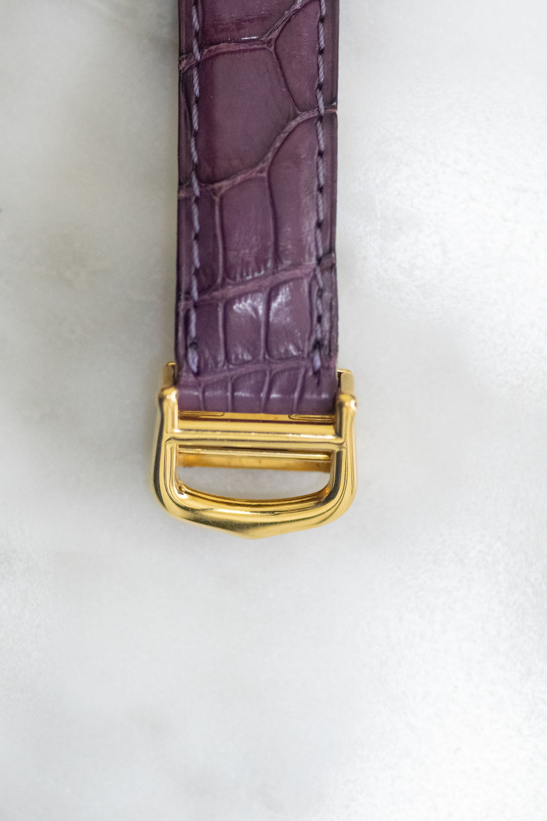 【箱/保証書付き/廃盤】マスト ドゥ カルティエ タンク2003年クリスマス限定モデル 石畳薄紫 MMサイズ