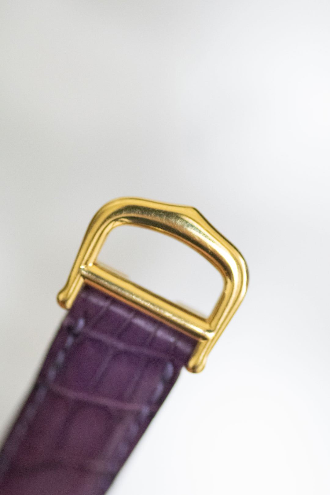 【箱/保証書付き/廃盤】マスト ドゥ カルティエ タンク2003年クリスマス限定モデル 石畳薄紫 MMサイズ