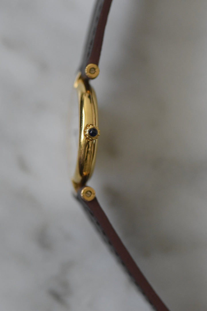 カルティエ腕時計　ヴァンドーム　18Kゴールド　SMサイズ　レディース