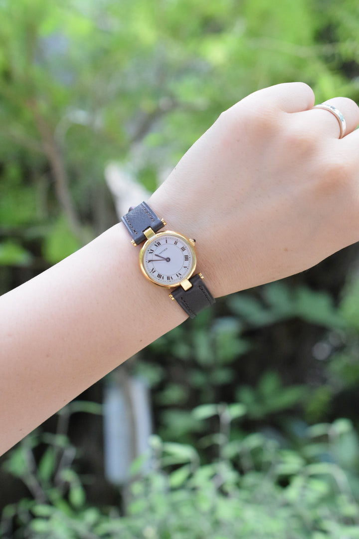 カルティエ腕時計　ヴァンドーム　18Kゴールド　SMサイズ　レディース