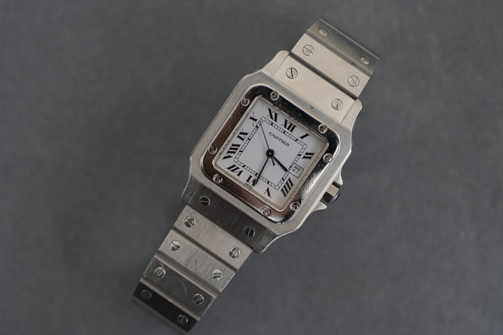 カルティエ　サントスカレ/ガルべ LMサイズ Ref.2960 オールステンレスSS 自動巻モデル