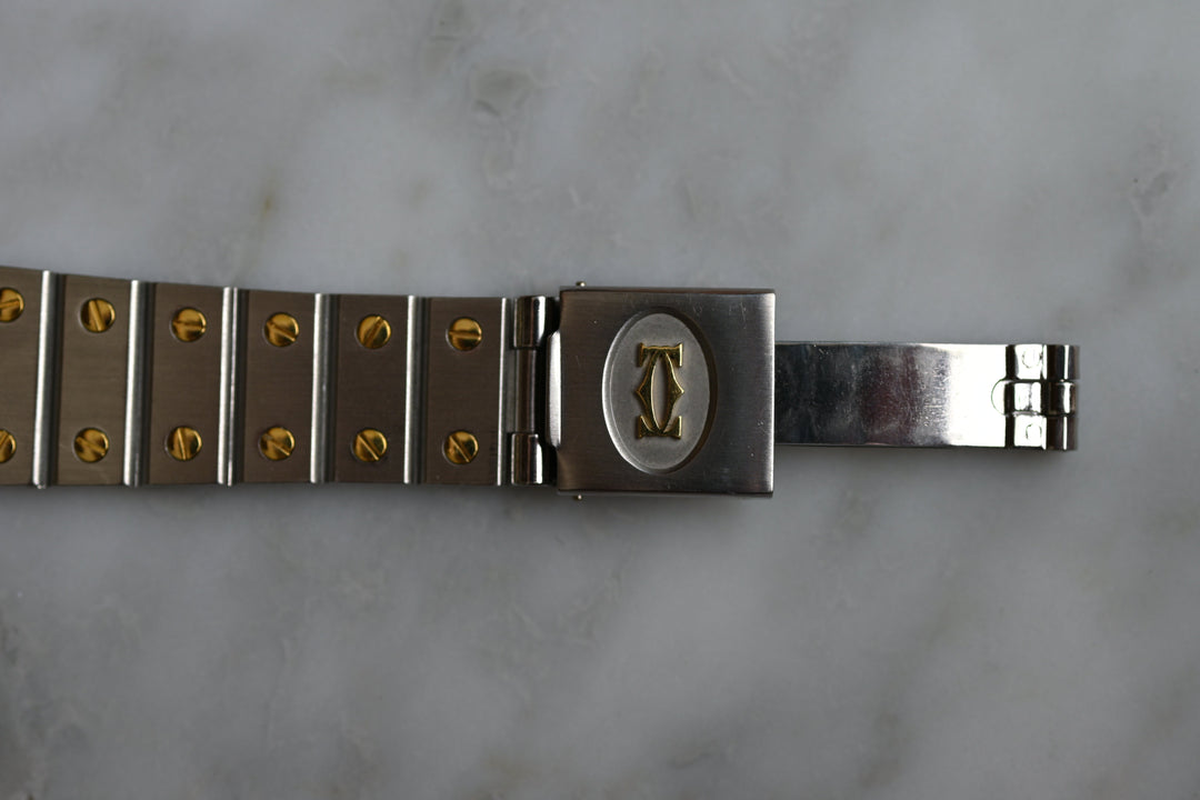 『国際永久保証書付き』カルティエ　サントスカレ/ガルべLMサイズ ステンレス x ゴールドコンビ自動巻モデル  Ref.2961　