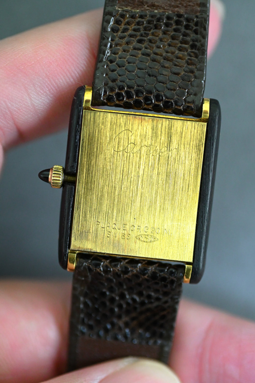 【当時のボックス/尾錠付き】オーガニックウッドタンク ロンドン/パリ/ニューヨークブティック限定モデル Ref.20611