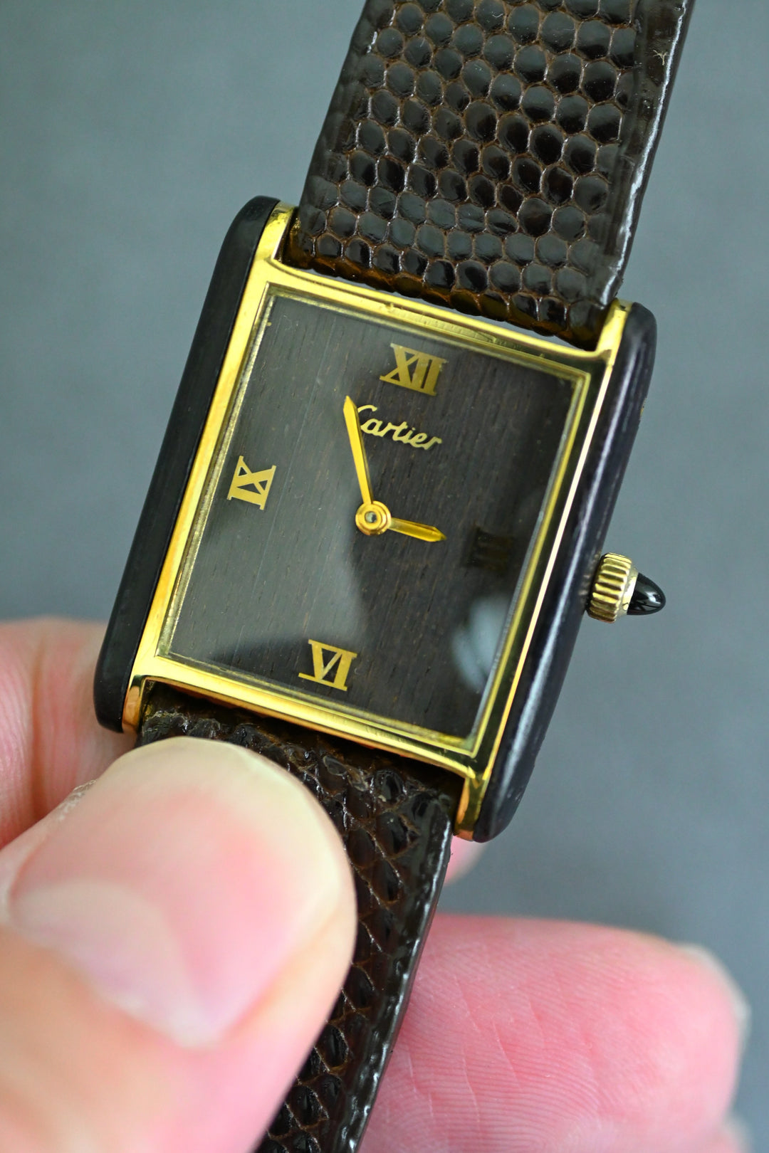 【当時のボックス/尾錠付き】オーガニックウッドタンク ロンドン/パリ/ニューヨークブティック限定モデル Ref.20611