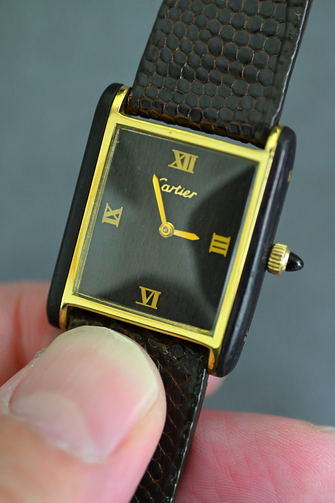 【当時のボックス/尾錠付き】オーガニックウッドタンク ロンドン/パリ/ニューヨークブティック限定モデル Ref.20611