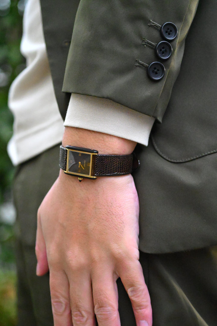 【当時のボックス/尾錠付き】オーガニックウッドタンク ロンドン/パリ/ニューヨークブティック限定モデル Ref.20611