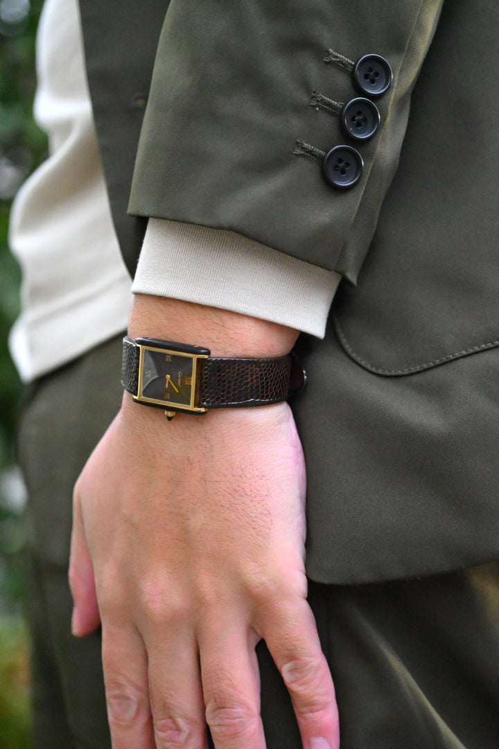 【当時のボックス/尾錠付き】オーガニックウッドタンク ロンドン/パリ/ニューヨークブティック限定モデル Ref.20611