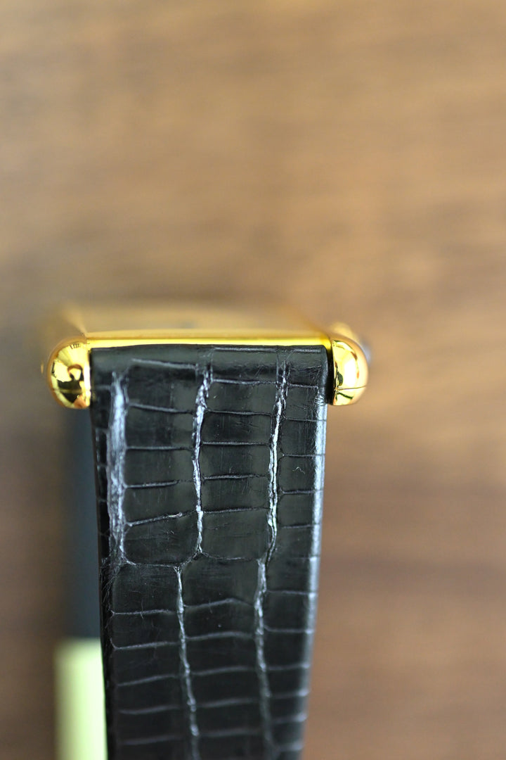 廃盤マスト ドゥ カルティエ タンク　ユニセックス ヴィンテージウォッチ ブレゲ数字 LMサイズ 純銀に18Kヴェルメイユ