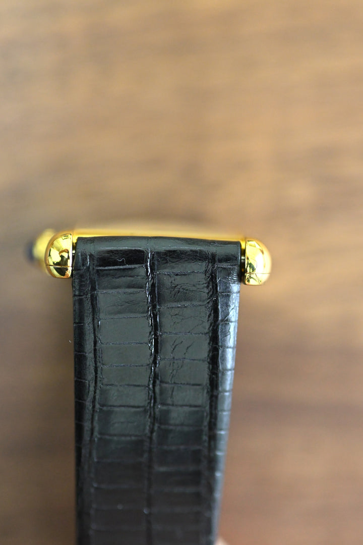 廃盤マスト ドゥ カルティエ タンク　ユニセックス ヴィンテージウォッチ ブレゲ数字 LMサイズ 純銀に18Kヴェルメイユ