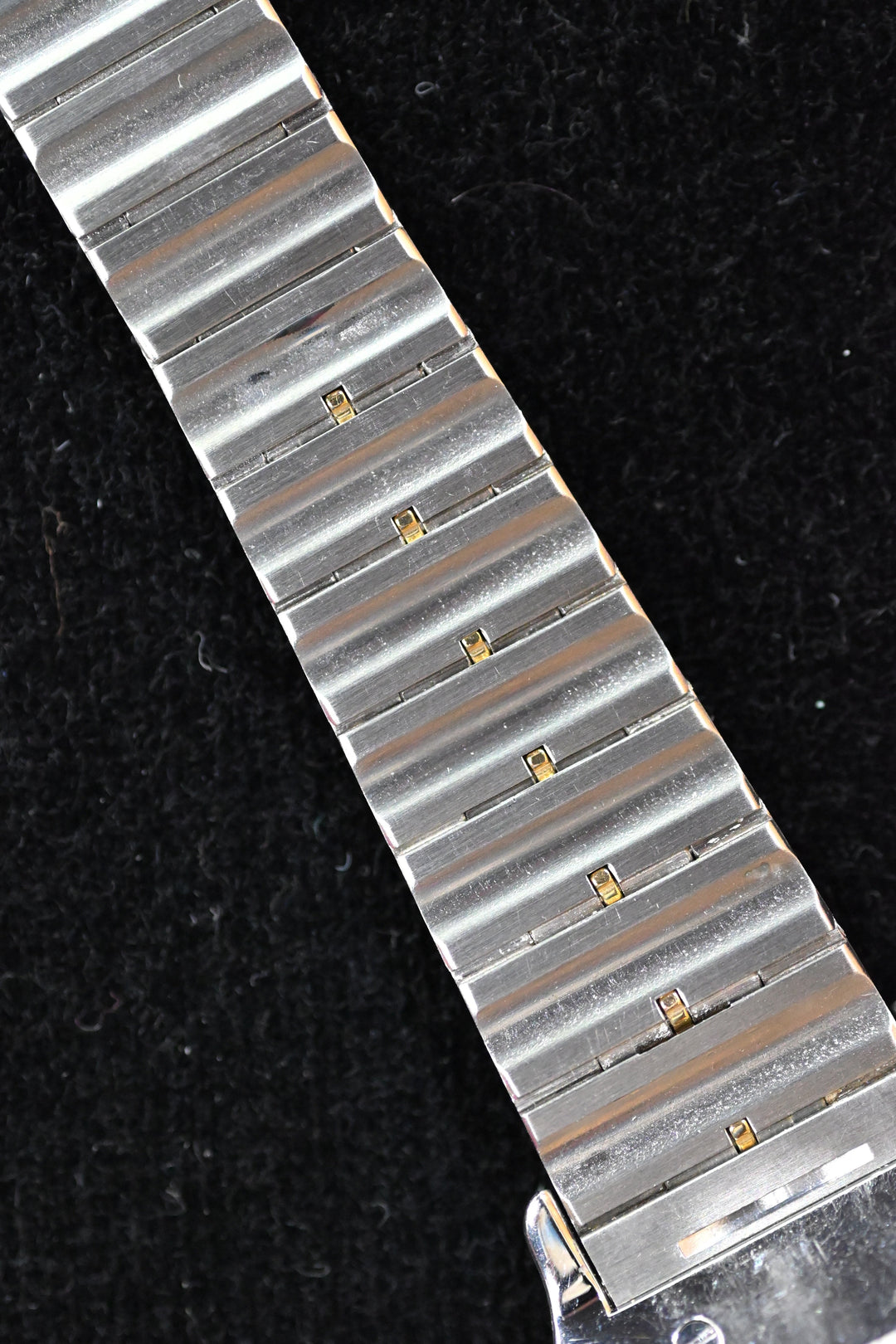 カルティエ　ゴドロンブレス　サントスカレ/ガルべLMサイズ バーガンディ（ワインレッド/ボルドー）文字盤 ステンレス x ゴールドコンビ自動巻モデル  Ref.2961