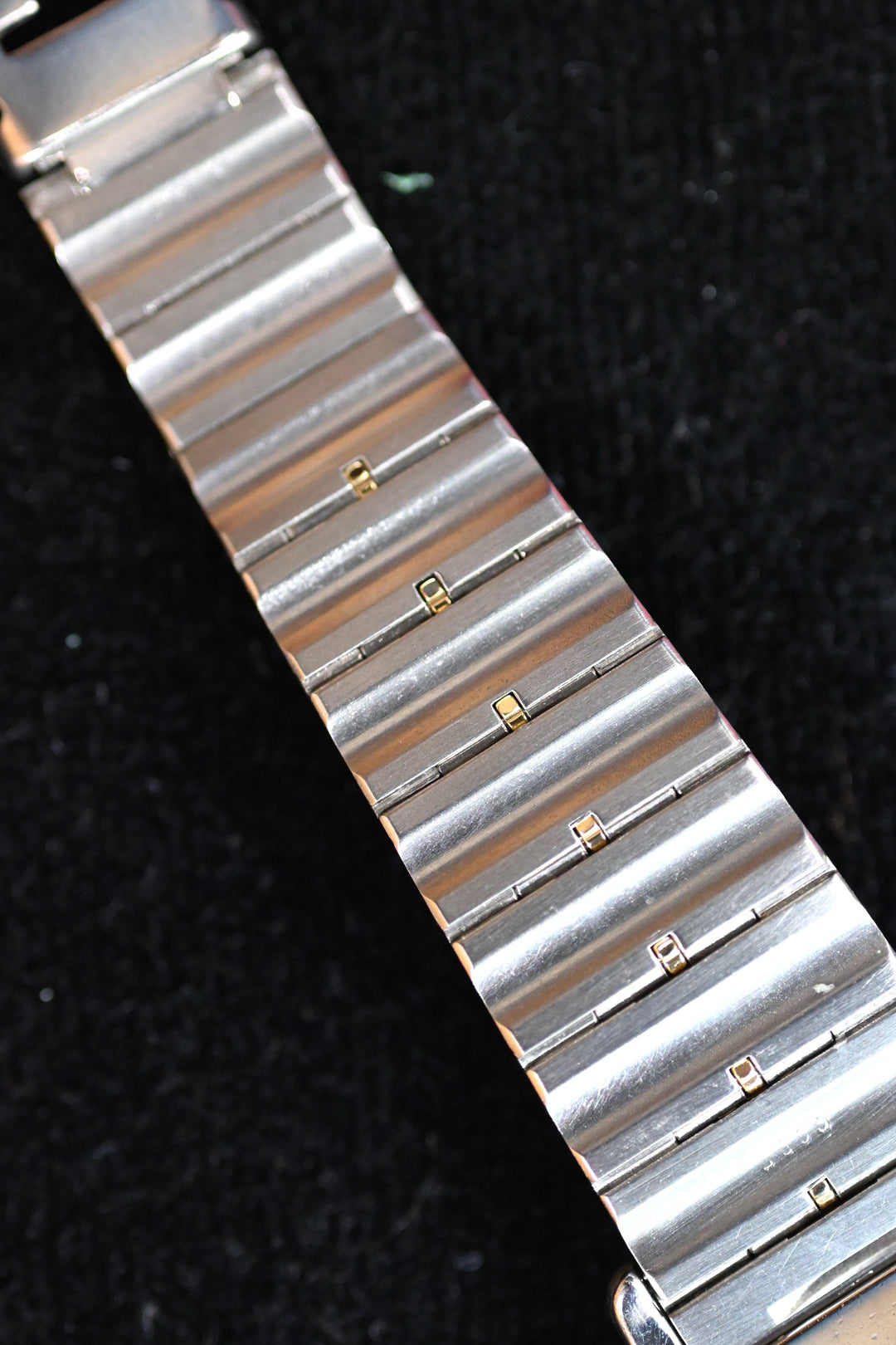 カルティエ　ゴドロンブレス　サントスカレ/ガルべLMサイズ バーガンディ（ワインレッド/ボルドー）文字盤 ステンレス x ゴールドコンビ自動巻モデル  Ref.2961