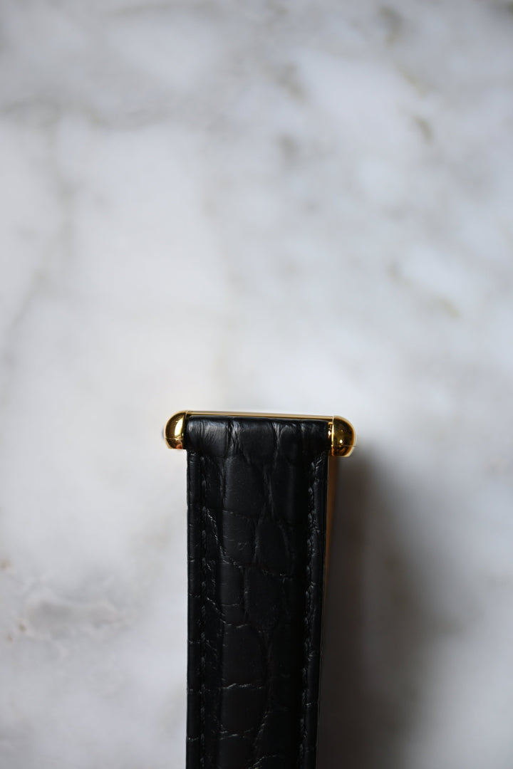 【保証書付】廃盤マスト ドゥ カルティエ タンク　ユニセックス ヴィンテージウォッチ 飛びアラビア LMサイズ 純銀に18Kヴェルメイユ