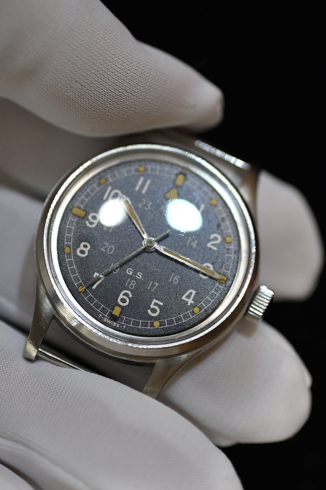 ハミルトンG.S.トロピカライズド24時間表記 後期型Cal.S75S　1960年代ヴィンテージミリタリーウォッチ『ハミルトン マーク11』