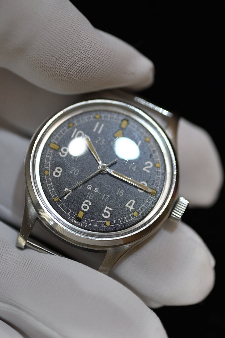 ハミルトンG.S.トロピカライズド24時間表記 後期型Cal.S75S　1960年代ヴィンテージミリタリーウォッチ『ハミルトン マーク11』