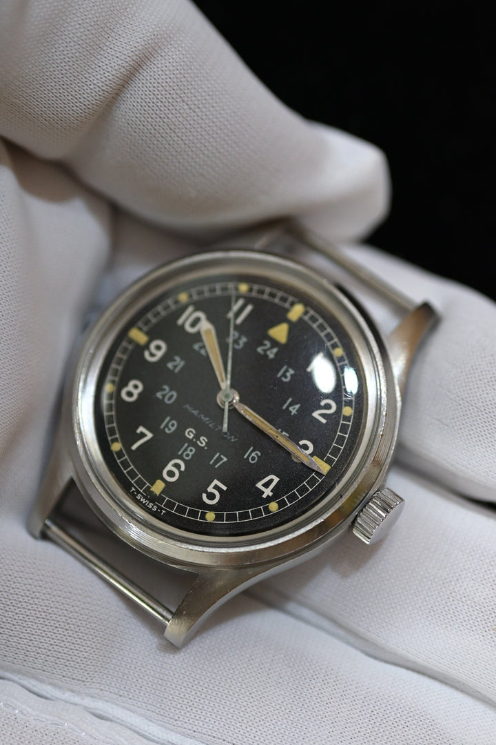 ハミルトンG.S.トロピカライズド24時間表記 後期型Cal.S75S　1960年代ヴィンテージミリタリーウォッチ『ハミルトン マーク11』
