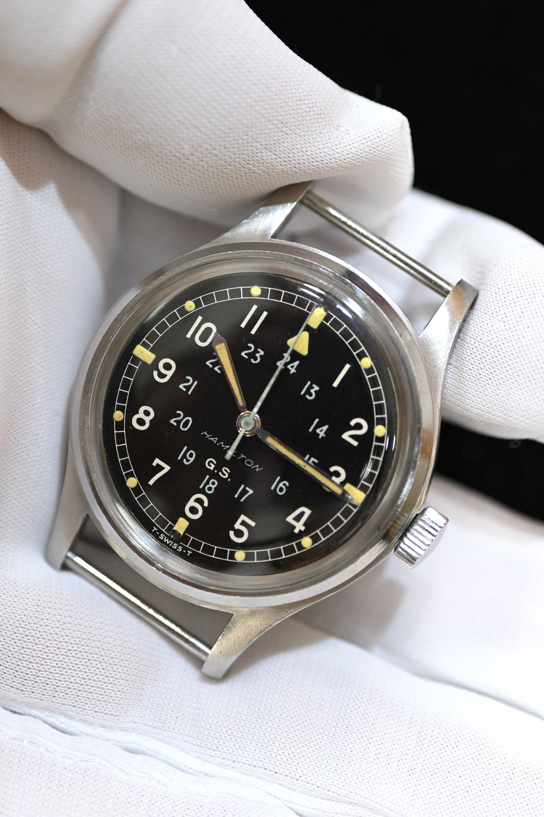 ハミルトンG.S.トロピカライズド24時間表記 後期型Cal.S75S　1960年代ヴィンテージミリタリーウォッチ『ハミルトン マーク11』