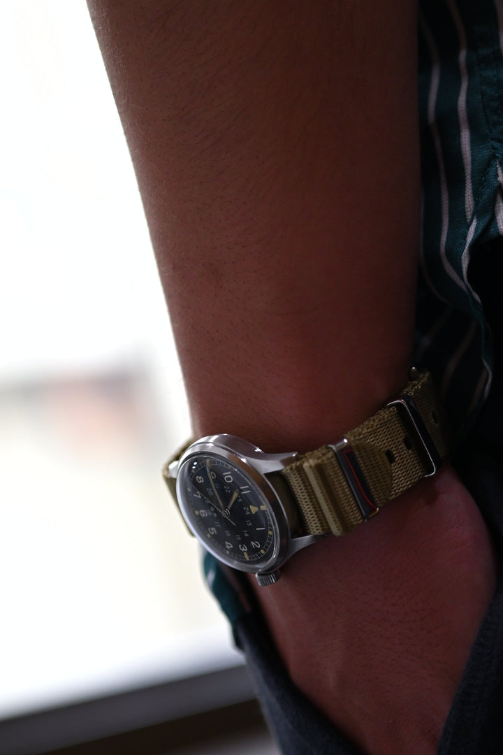 ハミルトンG.S.トロピカライズド24時間表記 後期型Cal.S75S　1960年代ヴィンテージミリタリーウォッチ『ハミルトン マーク11』