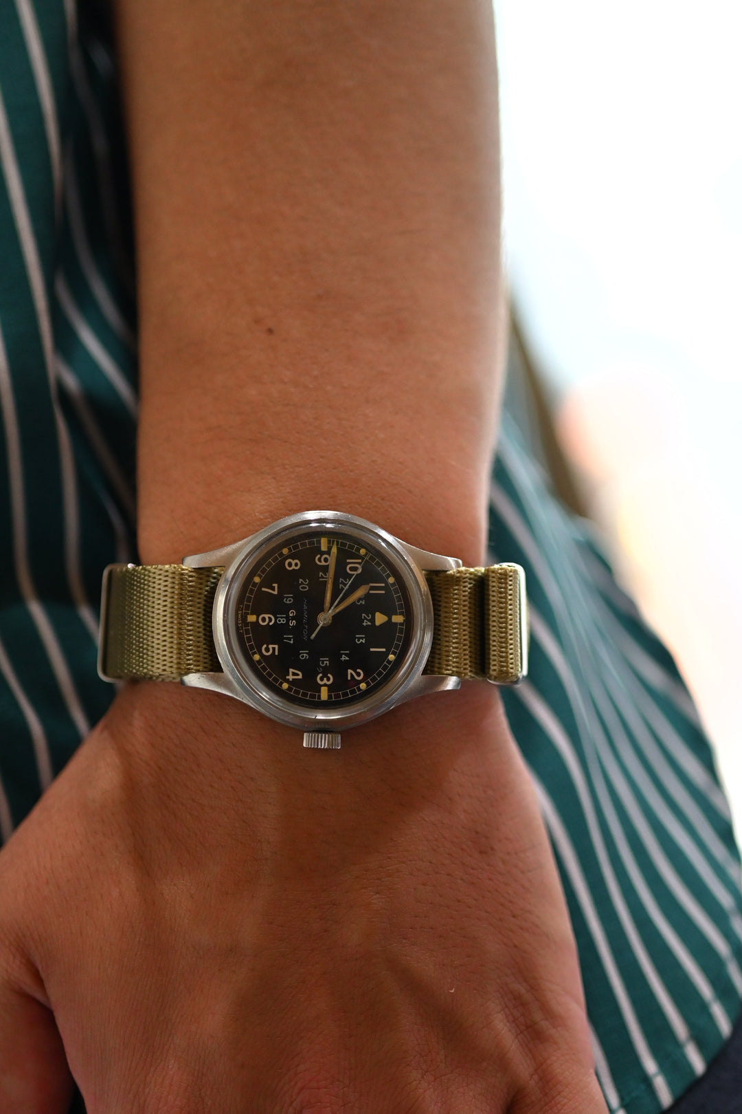 ハミルトンG.S.トロピカライズド24時間表記 後期型Cal.S75S　1960年代ヴィンテージミリタリーウォッチ『ハミルトン マーク11』