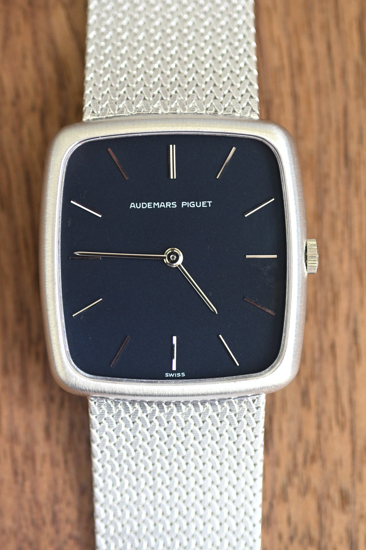 AUDEMARS PIGUET オーデマピゲ 18KWG ブレス一体型 1970年代
