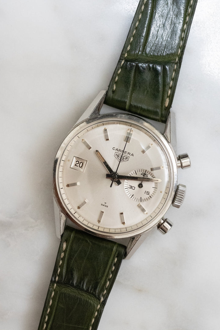 ホイヤー カレラ ヴィンテージ クロノグラフ Dato 45 ランデロンムーブメント搭載モデル Ref.3147S