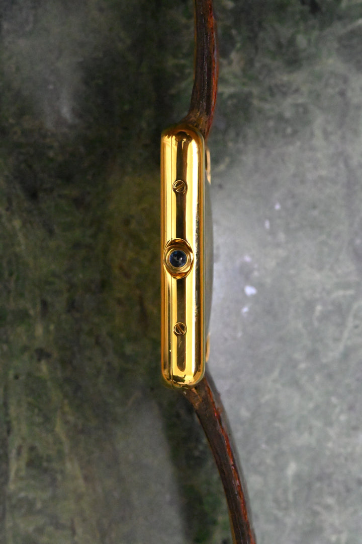 CARTIER カルティエ マストタンク LMサイズ 縦ローマン クォーツ