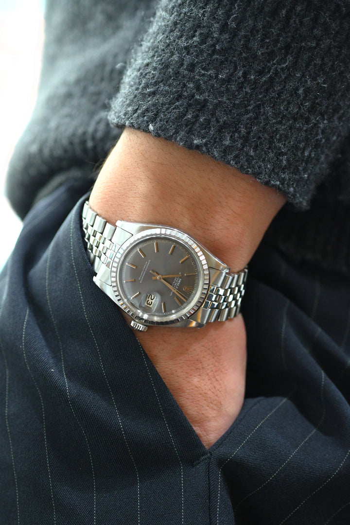 ROLEX ロレックス デイトジャスト Ref.1603 グレーゴースト文字盤 ノンルミナス