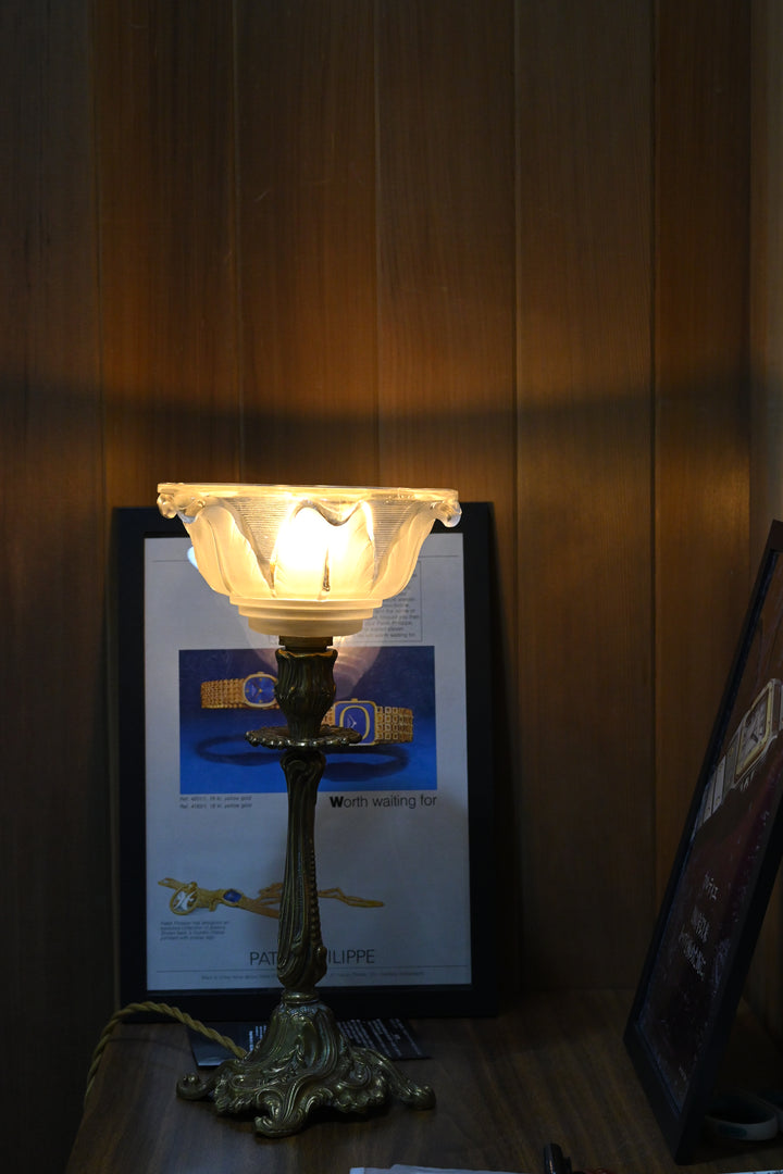 1930年代 イーザン【EZAN】アールデコ期 アンティークテーブルランプ