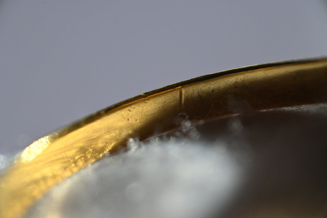 【18世紀・ジョージアン】稀少 18K/9K ゴールド 天然アメジストリング