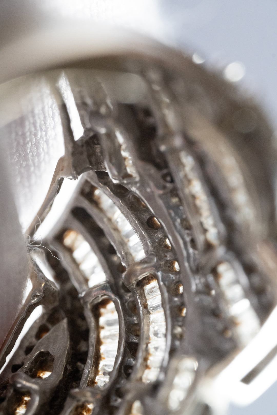 10K 1.5ct ダイヤモンド・ボリュメトリック・クラスターリング 4.5g