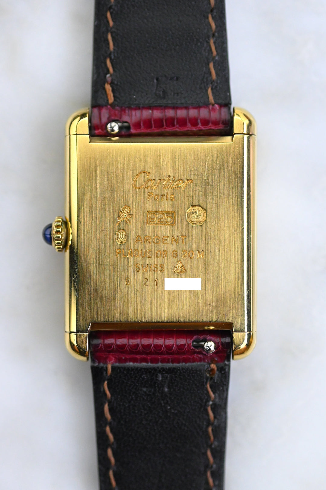 CARTIER カルティエ マストタンク LMサイズ マルチカラー 手巻き