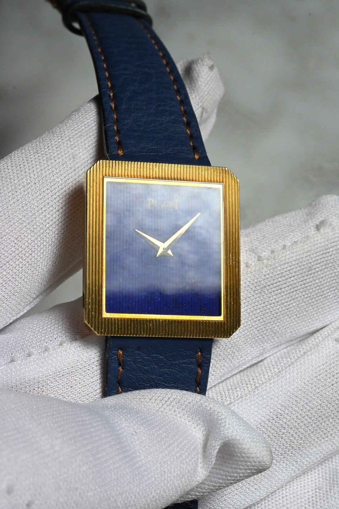 PIAGET ピアジェ プロトコール 18KYG ラピスラズリ文字盤