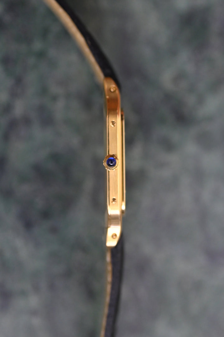 【保証書】CARTIER サントスデュモン LMサイズ エクストラフラット 18KYG Ref.821054
